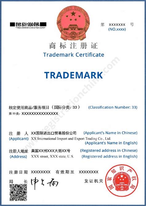 CHCCUL Trademark Application of Hongchang Chen .